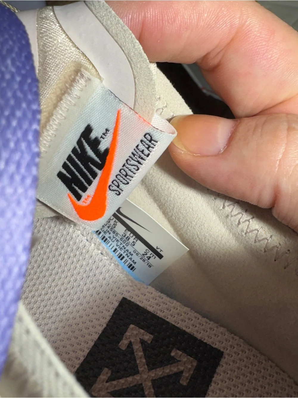 OFF-WHITE X NIKE Air Max 97 OG 'Queen' Serena Williams Sneakers size 6